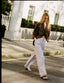 The Set: Hemp Chocolate Shirt & Seersucker Rampling Mocha Stripe Trousers