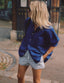Sóller Shirt: Fine Poplin, Cobalt Blue x Lucy Williams