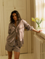The Weekend: TENCEL™ Lyocell, Mocha Multi Stripe