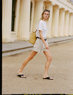 Penn Tailored Short: Linen, Oatmeal