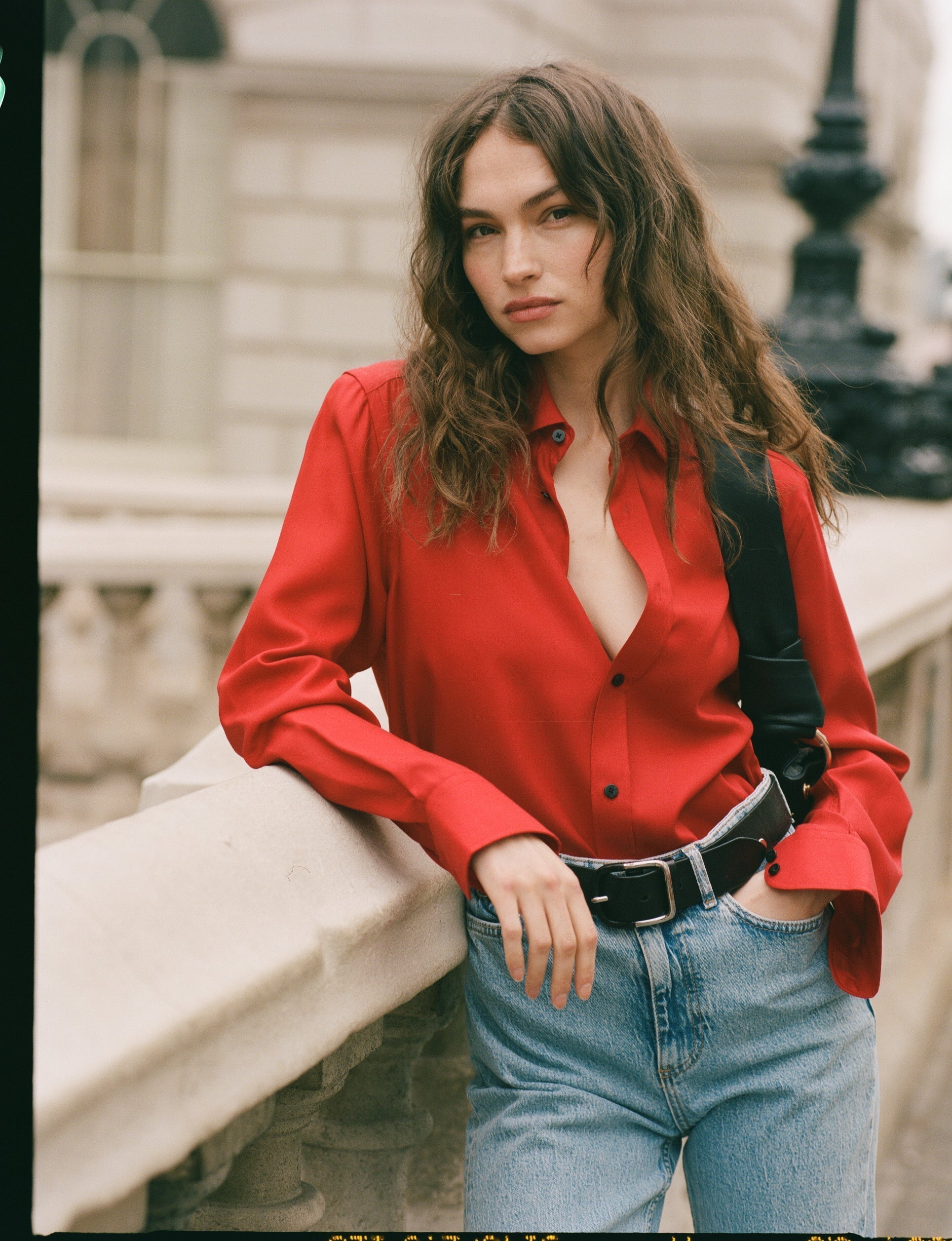 The Boyfriend: TENCEL™ Lyocell, Red Main image