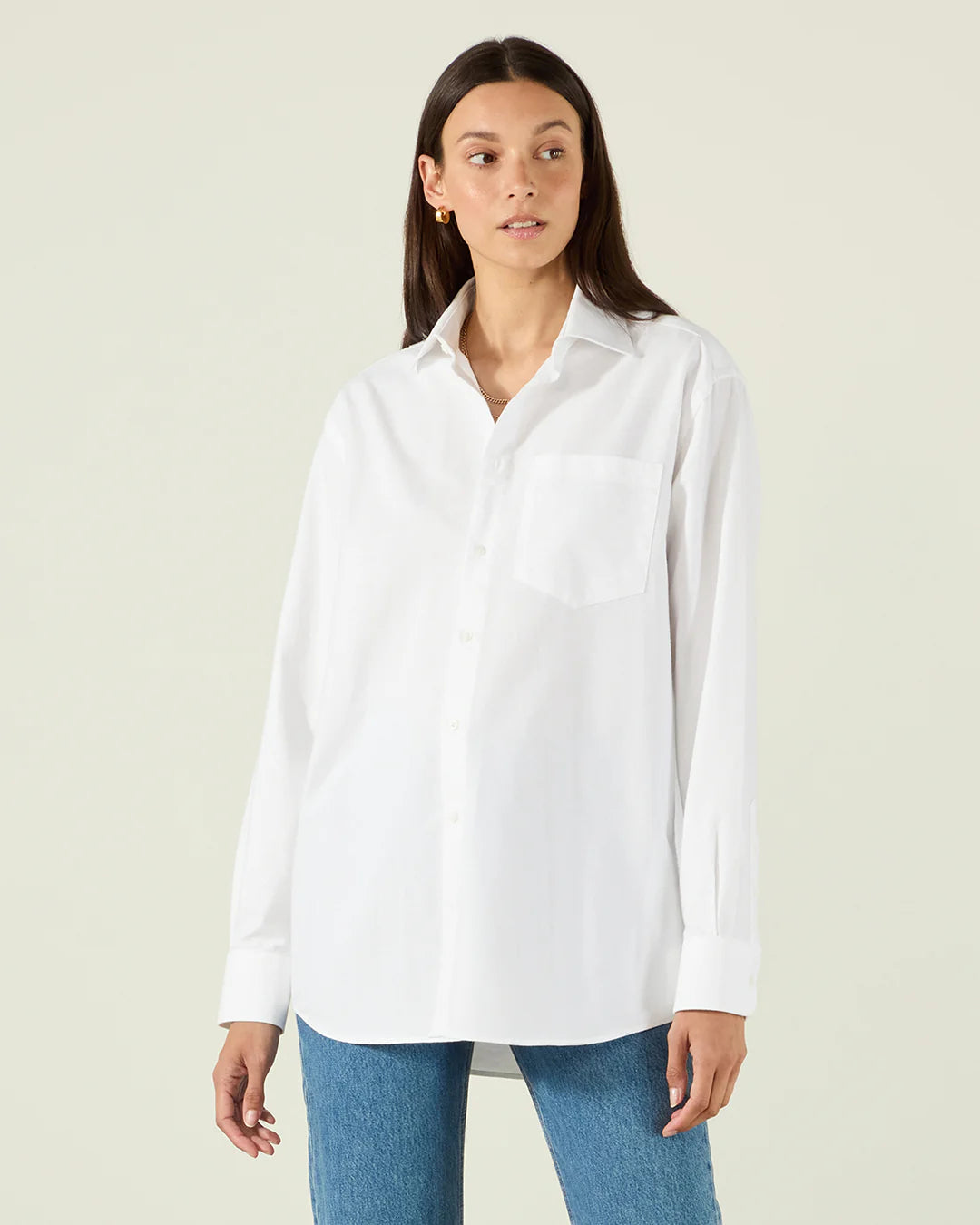 The Oversized: Oxford, White Main image