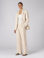 The Suit: Linen Oatmeal Blazer & Trouser