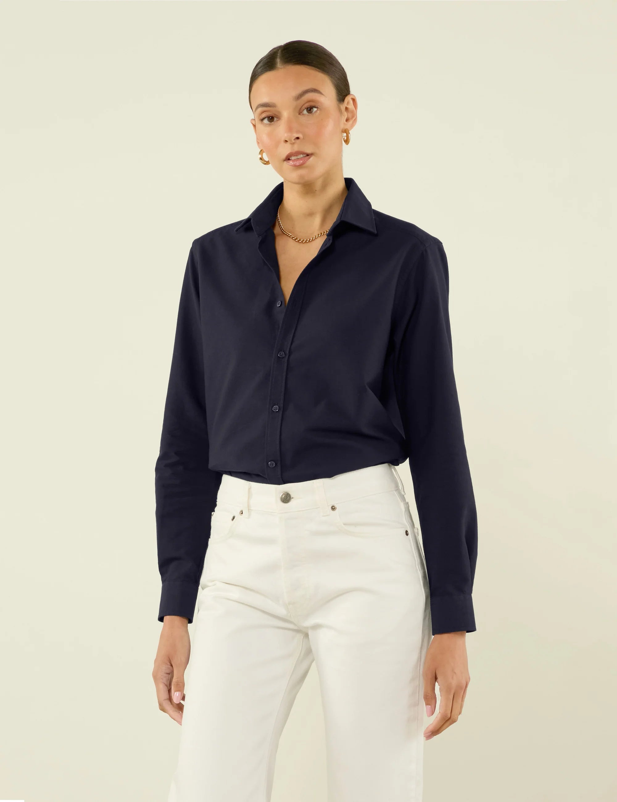 The Classic: Oxford, Navy Blue Main image