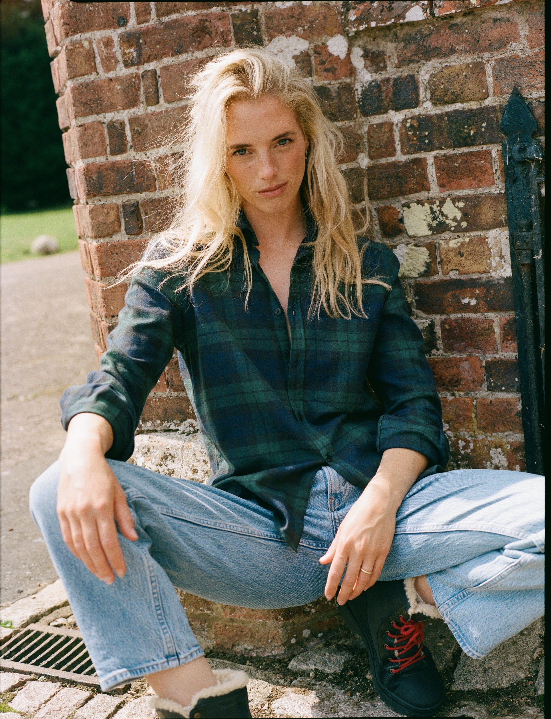 The Classic: Fine Brushed, Heritage Green Plaid Main image