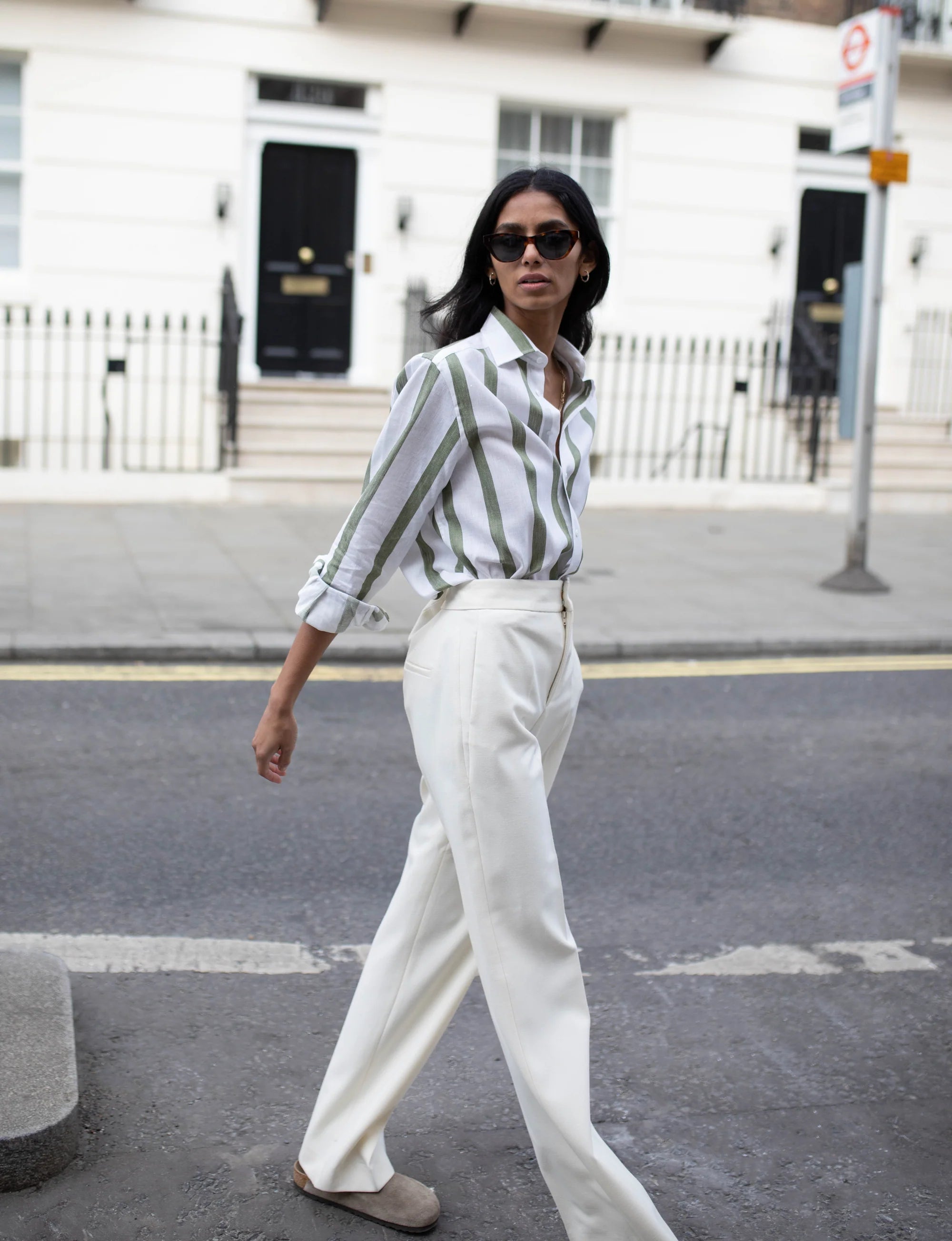 The Boyfriend: Weave, Khaki Stripe Main image