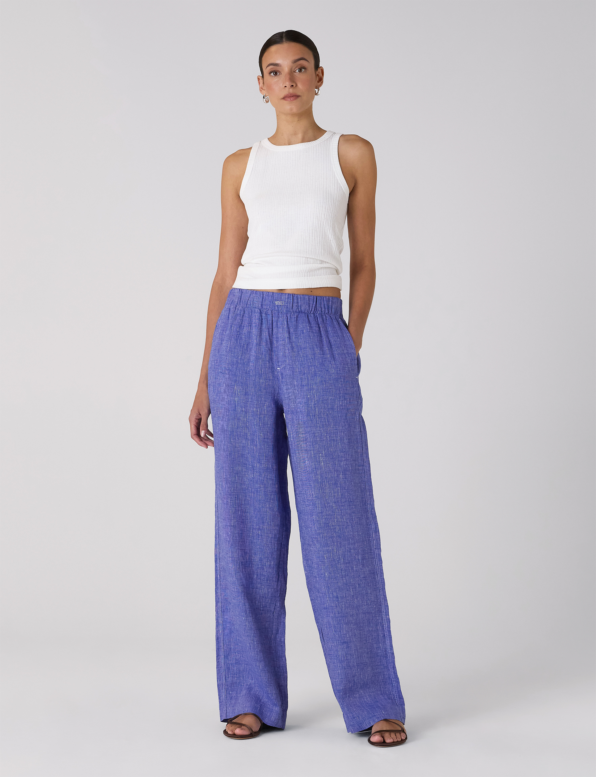 The Palazzo: Linen, Lapis Blue