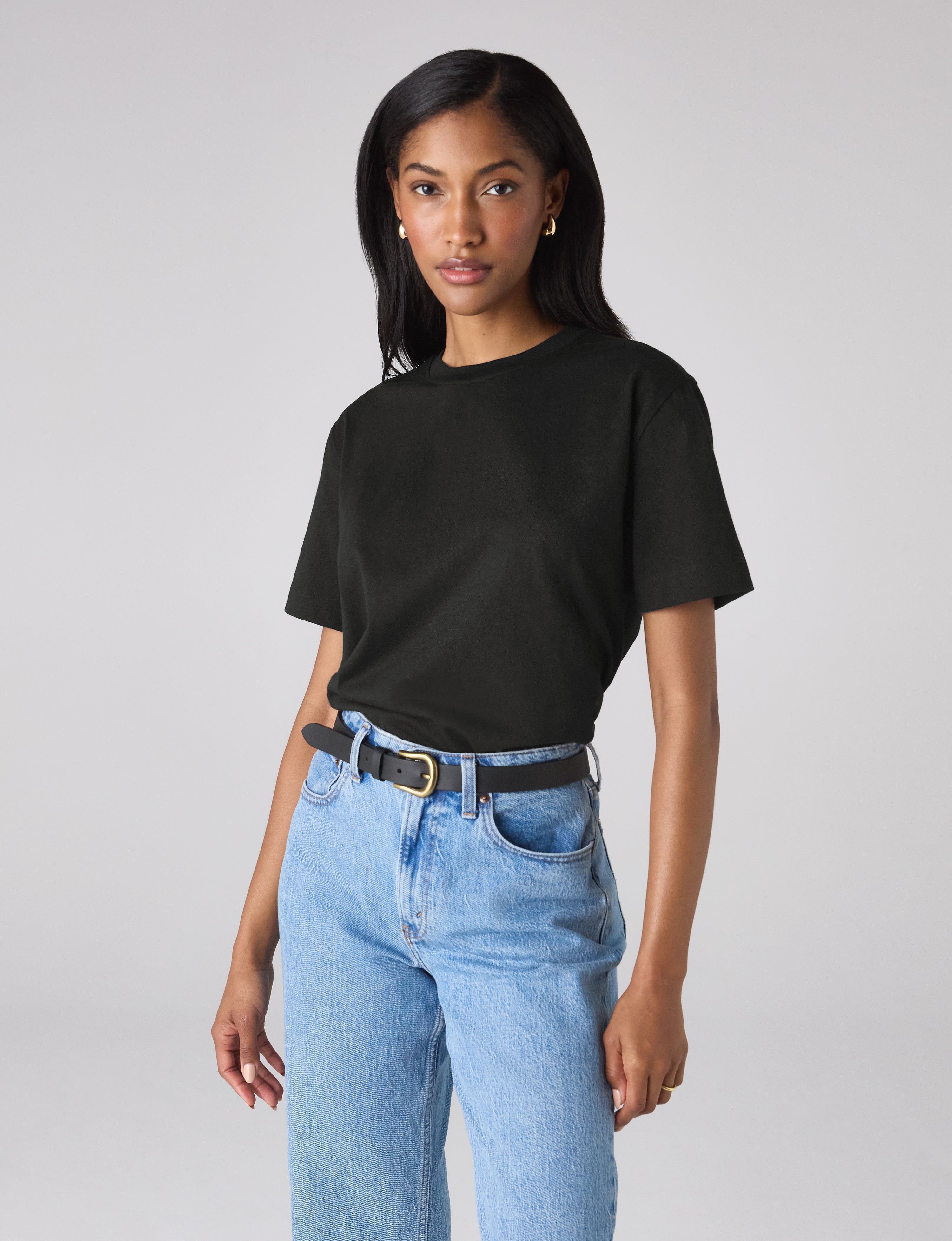 Soho T-Shirt: Cotton Jersey, Black Main image