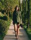 The Boyfriend: Linen, Hunter Green