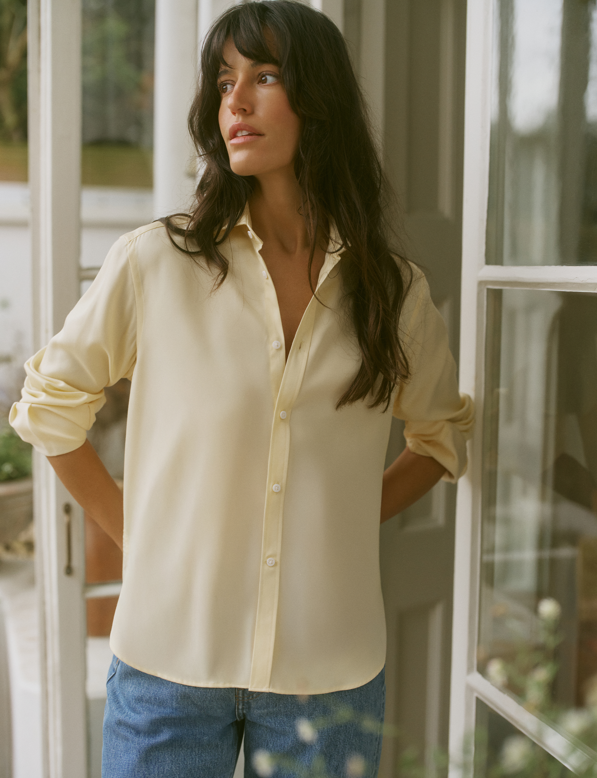 The Classic: TENCEL™ Lyocell, Pale Yellow Main image