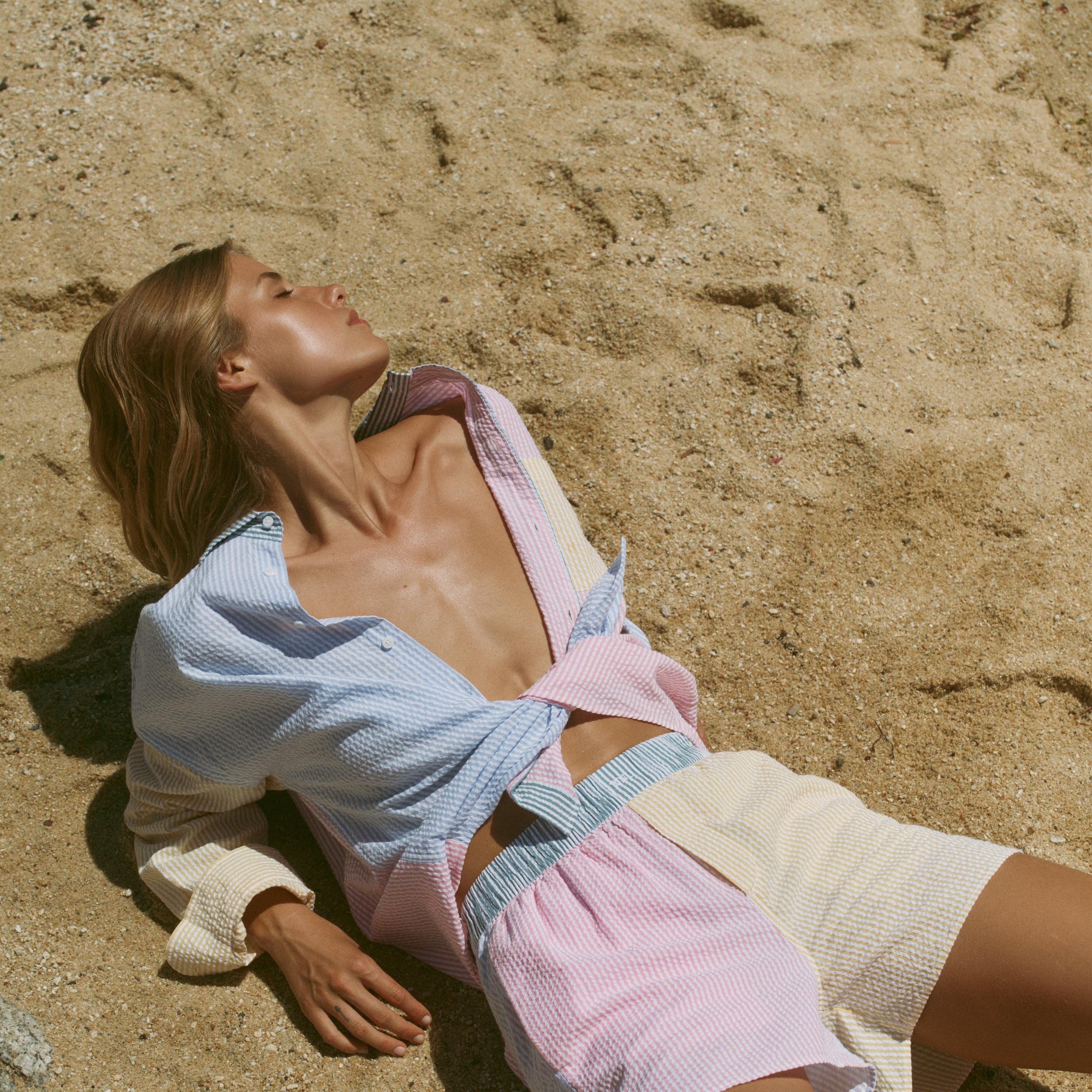 The Weekend: Seersucker, Multi Patchwork