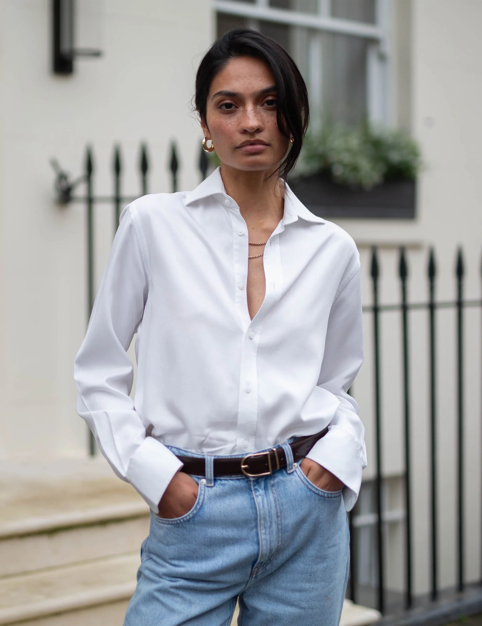 The Boyfriend: TENCEL™ Lyocell, Off-White Main image