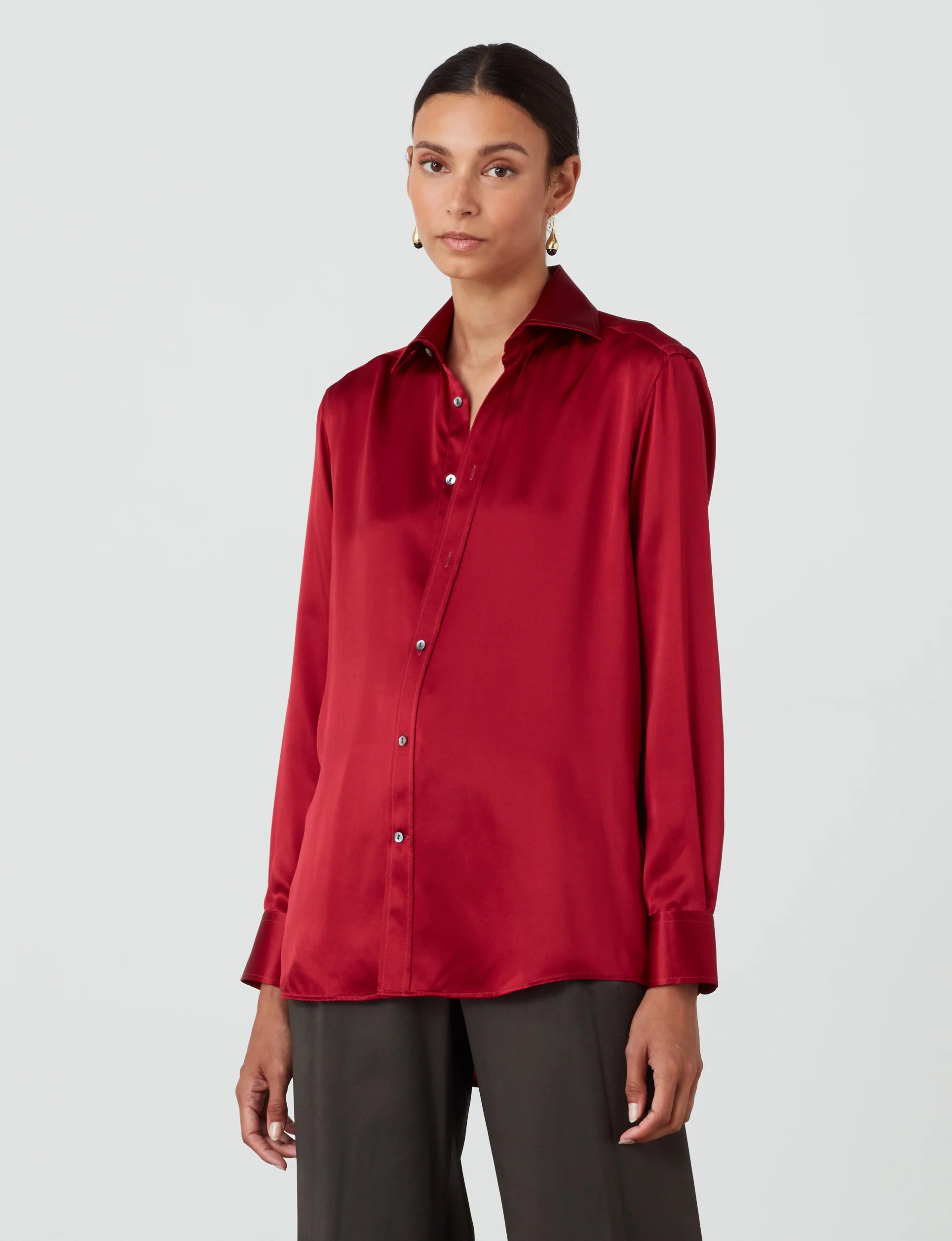 The Boyfriend: Silk Satin, Garnet Main image