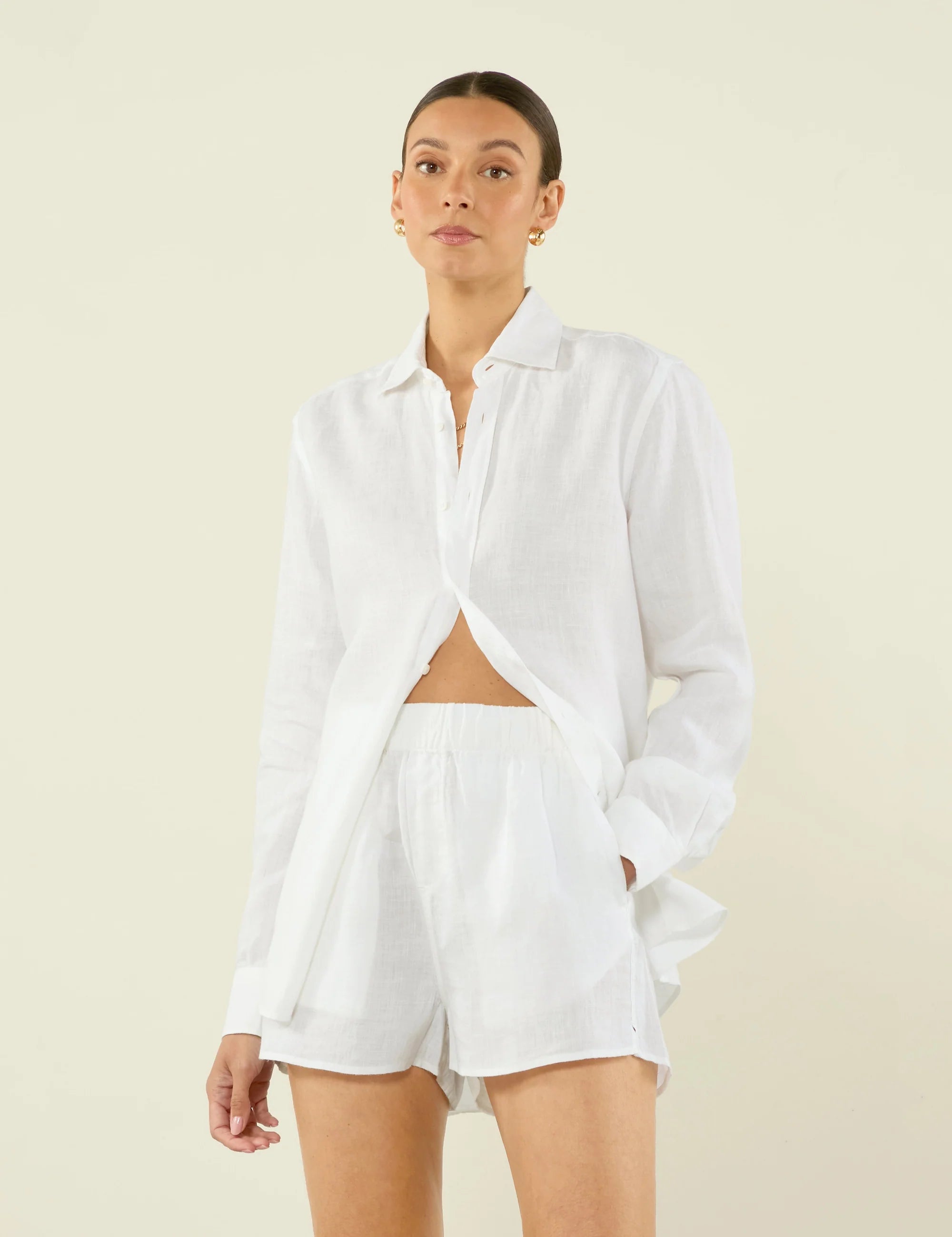 The Boxer: Linen, White Main image