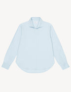 The Classic: Fine Brushed, Dusty Blue