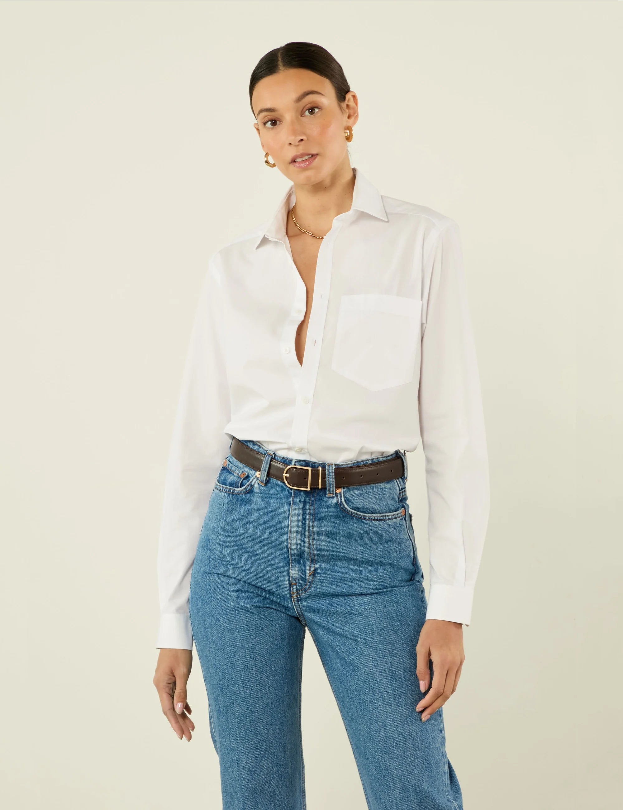 The Classic: Fine Poplin, White Secondary image