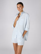 The Weekend: Seersucker, Rain Blue Stripe