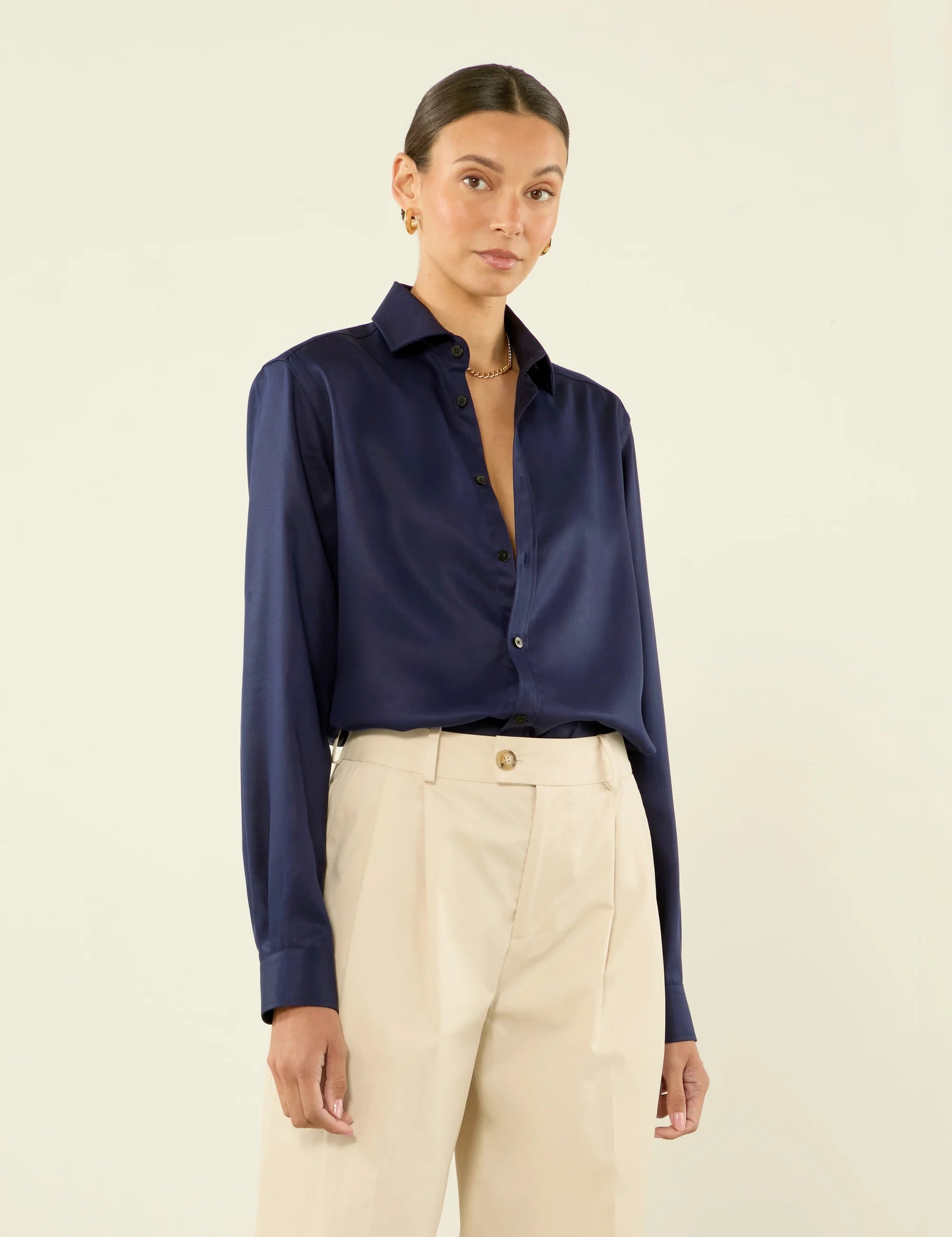 The Classic: TENCEL™ Lyocell, Navy Blue