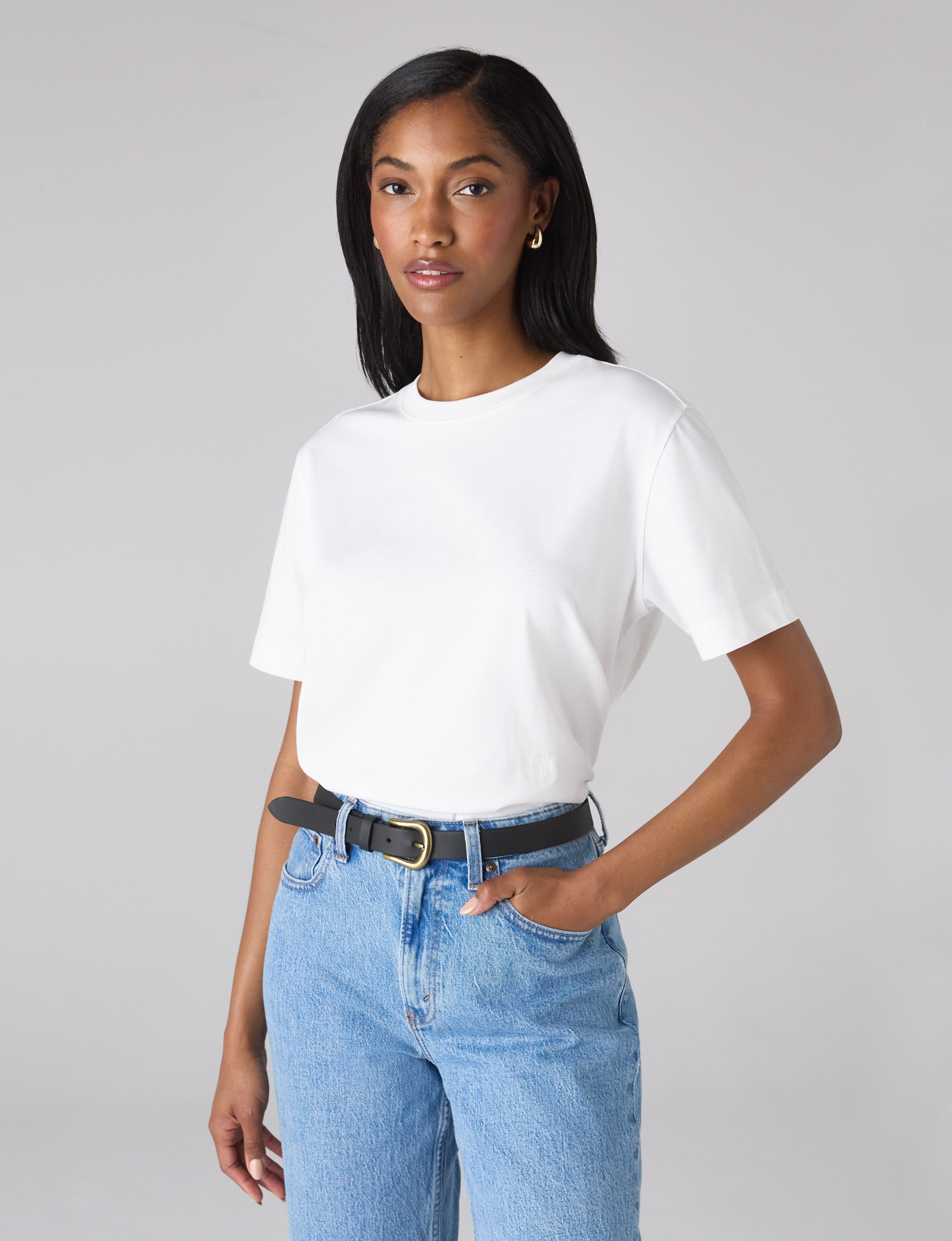 Soho T-Shirt: Cotton Jersey, White Secondary image