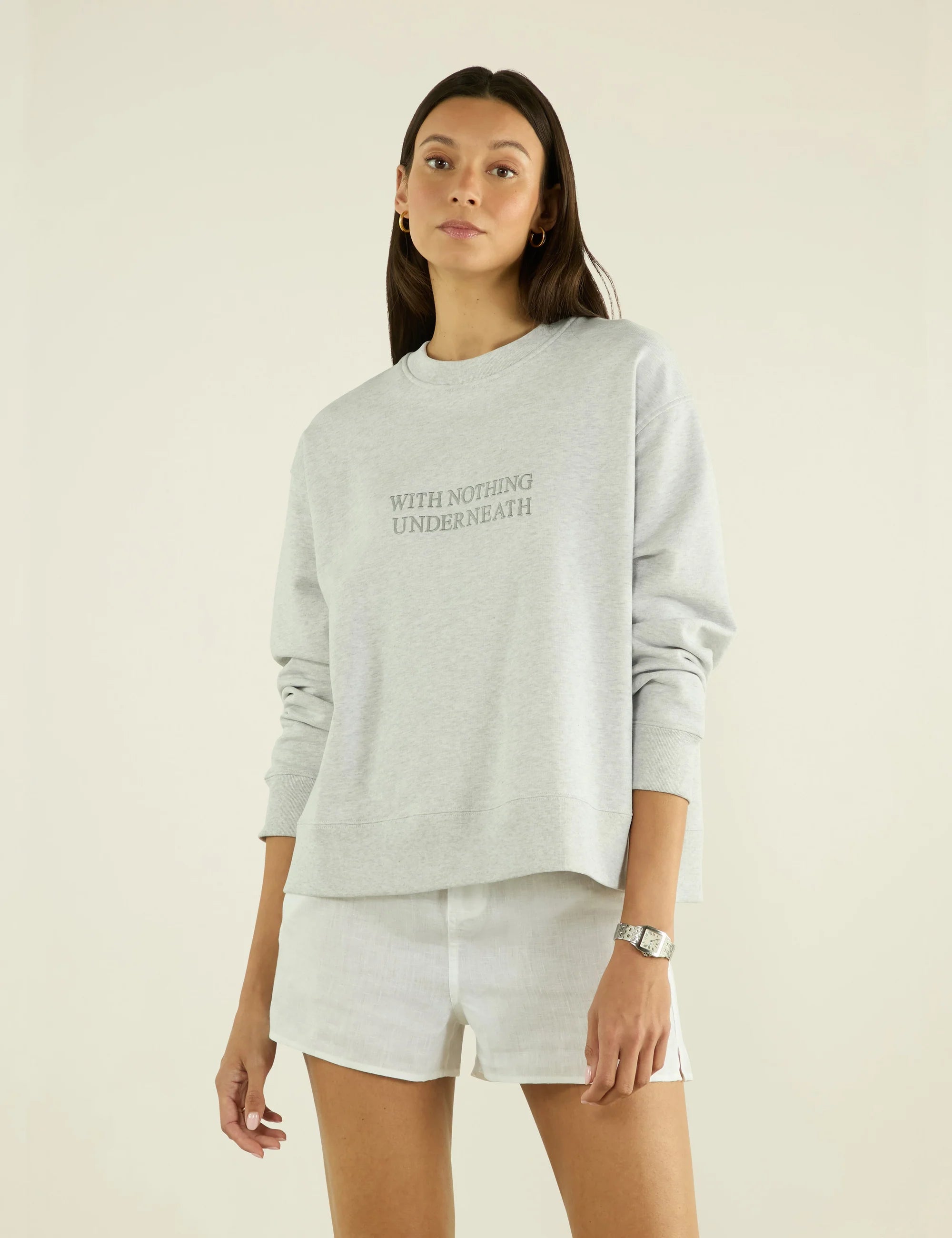 Spencer Sweatshirt: Cotton Jersey, Grey Secondary image