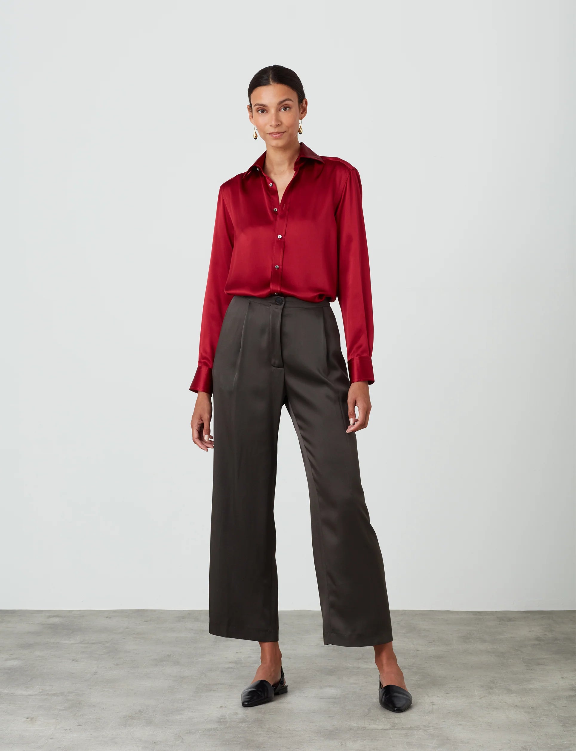 The Boyfriend: Silk Satin, Garnet Secondary image