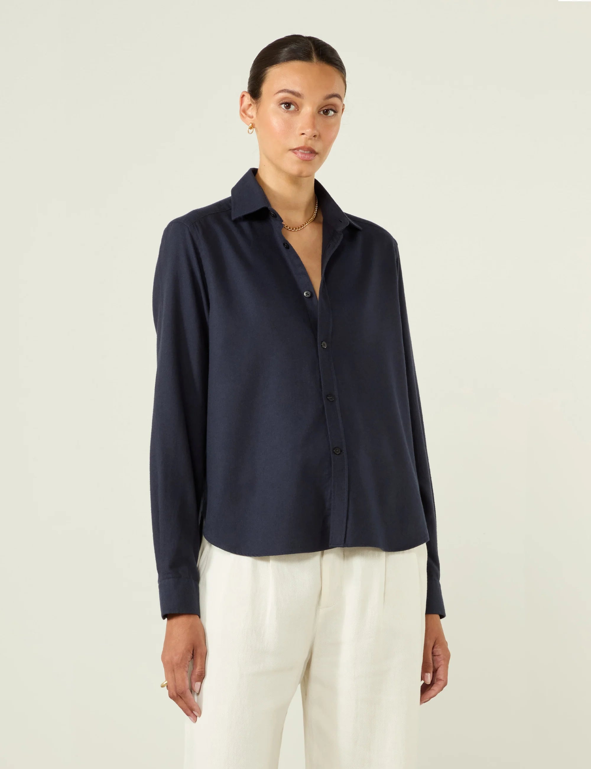 The Classic: Fine Brushed, Navy Blue Secondary image