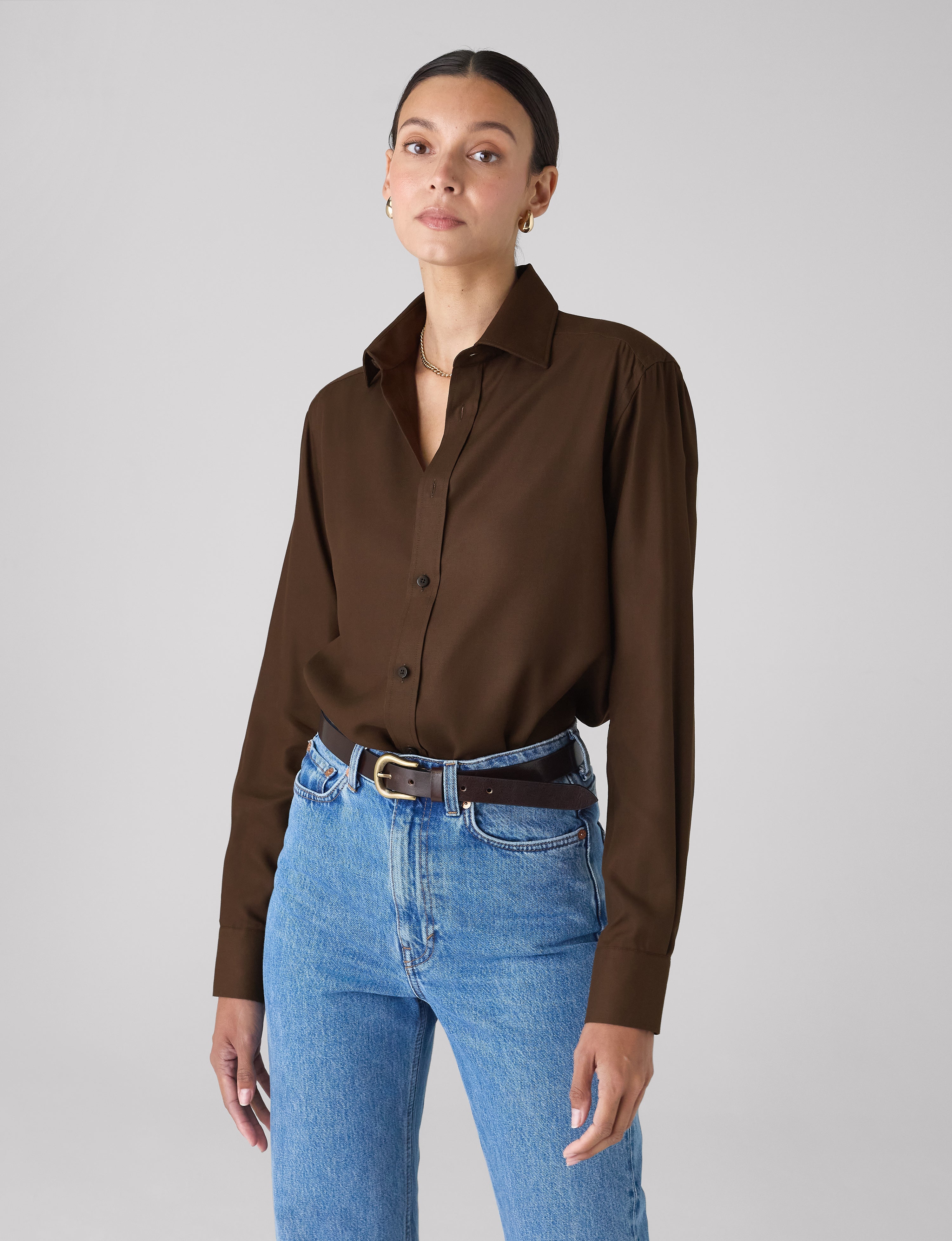 The Boyfriend: TENCEL™ Lyocell, Chocolate Secondary image