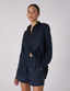 The Set: Linen Navy Blue Shirt & Boxer