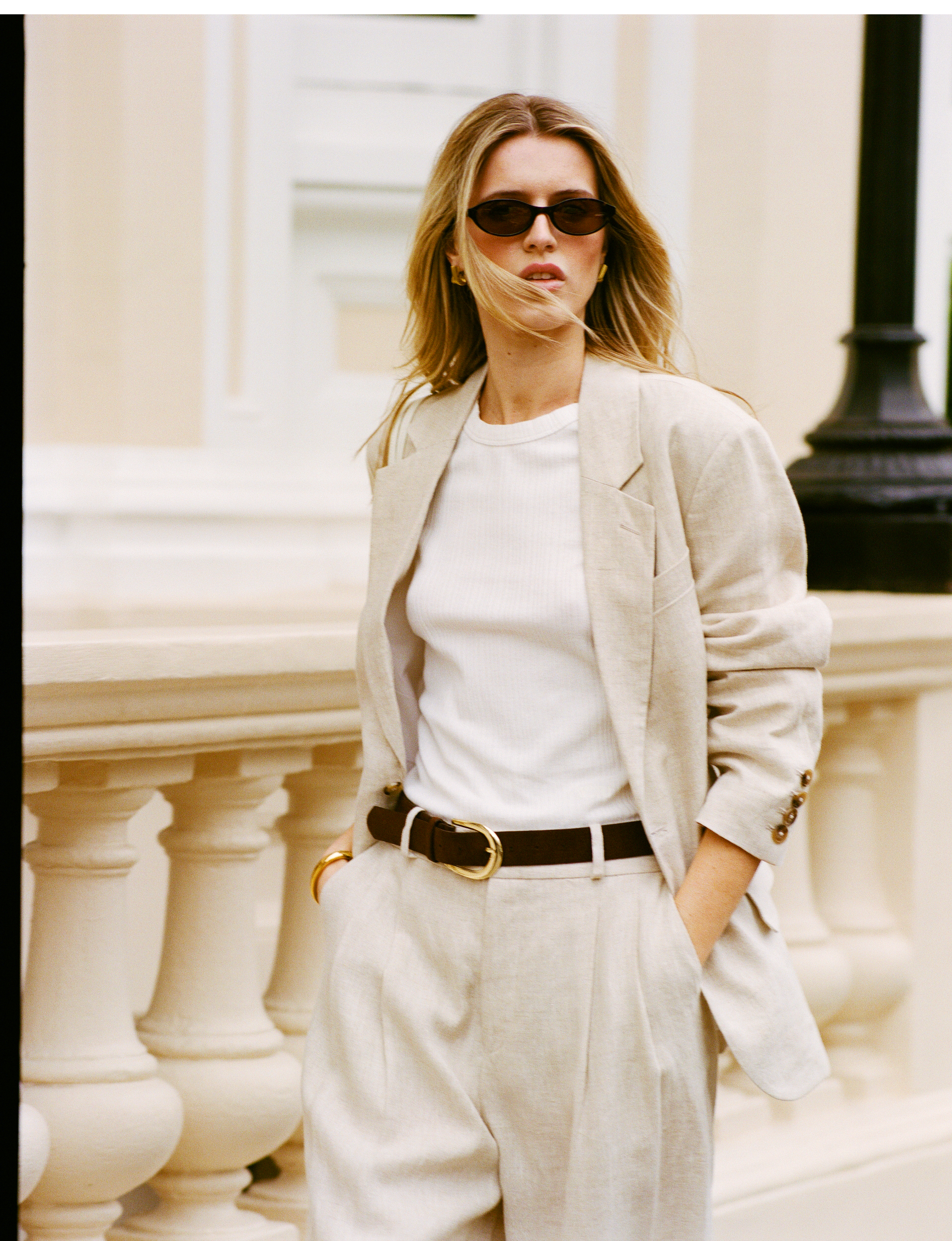 MuteThread The Suit: Linen Oatmeal Blazer & Trouser Secondary image