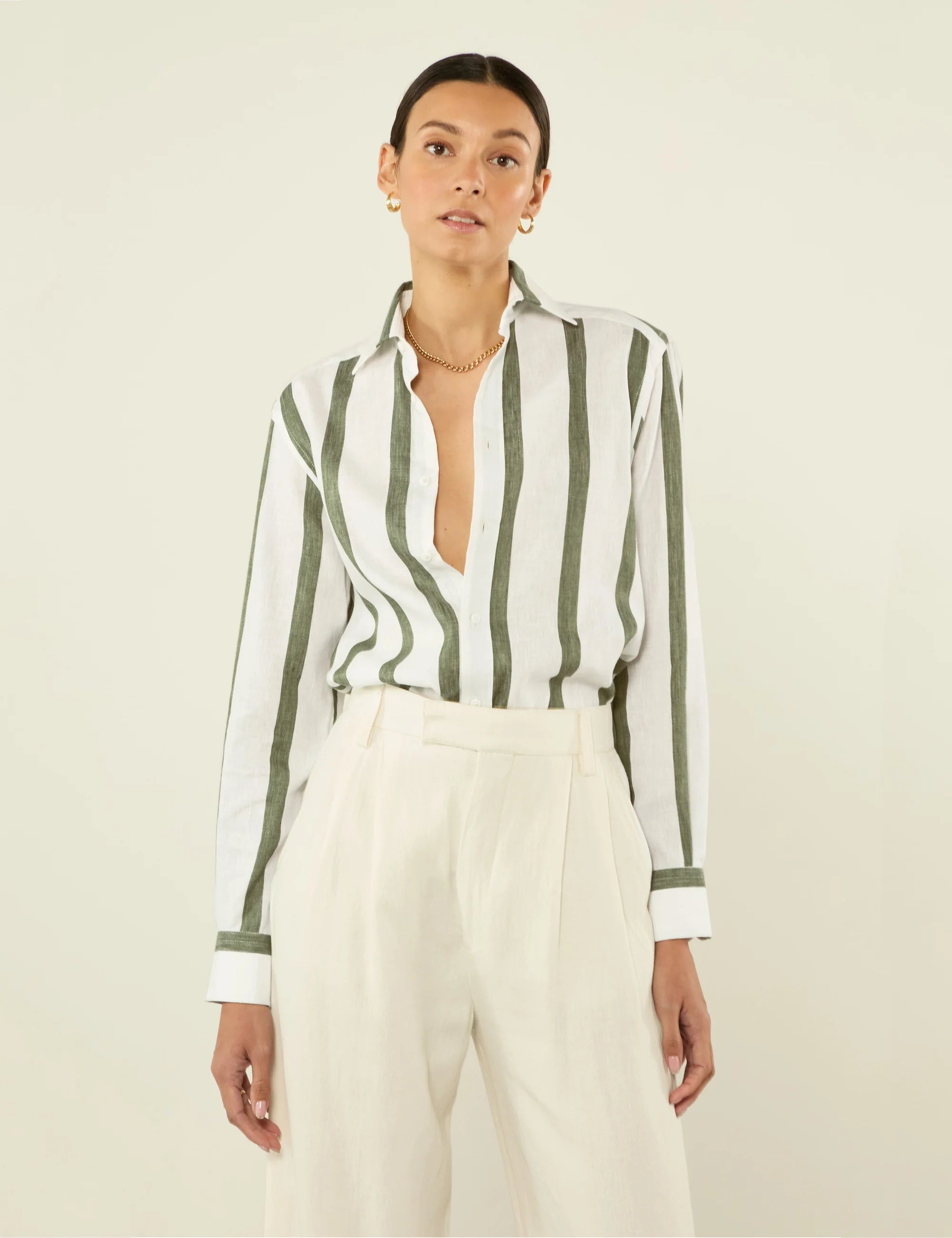 The Boyfriend: Weave, Khaki Stripe Secondary image