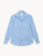 The Set: Linen Cornflower Blue Shirt & Trouser
