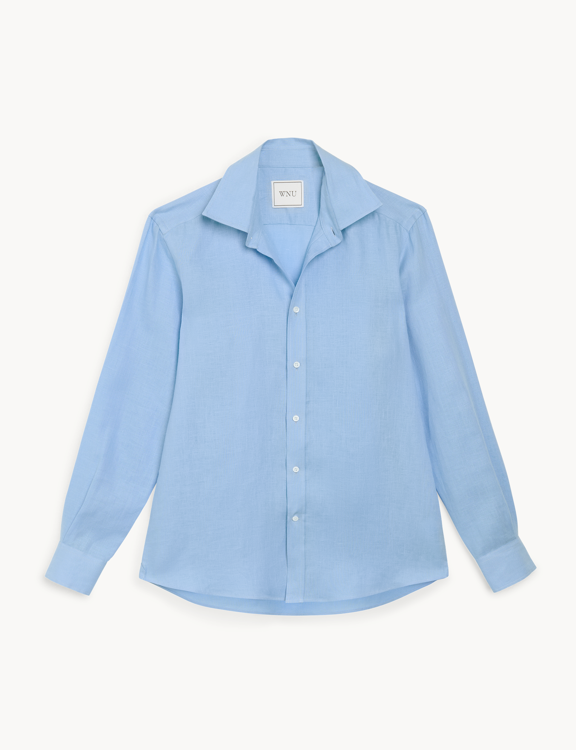 The Set: Linen Cornflower Blue Shirt & Trouser