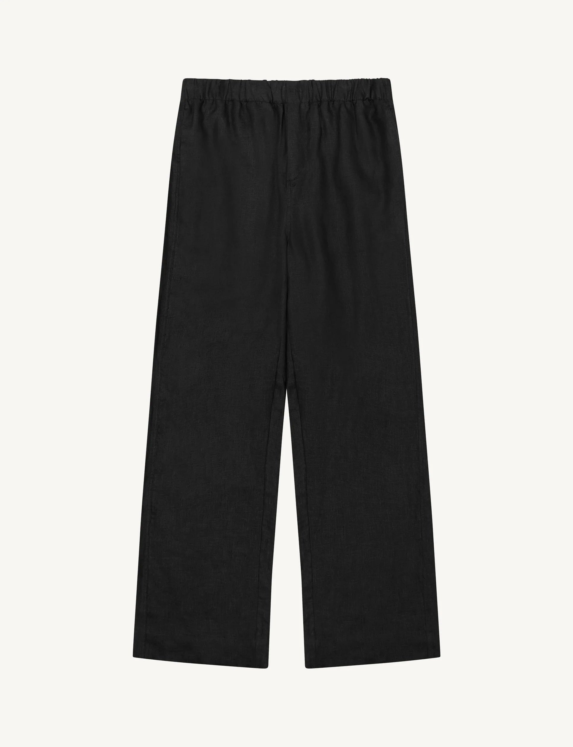 The Set: Linen Black Shirt & Palazzo