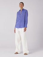 The Boyfriend: Linen, Lapis Blue