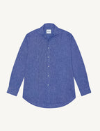 The Set: Linen Lapis Shirt & Palazzo