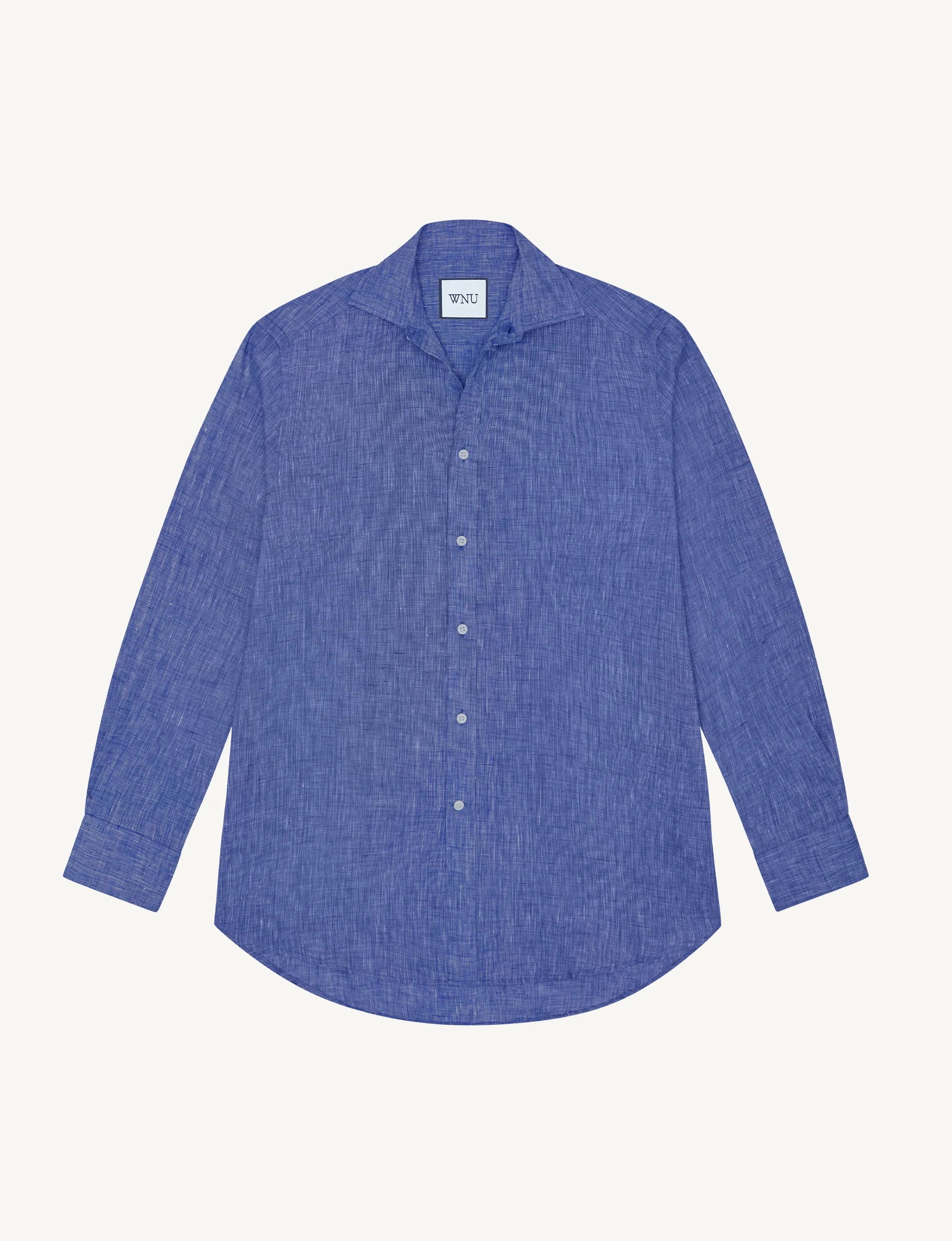 The Set: Linen Lapis Blue Shirt & Boxer Secondary image