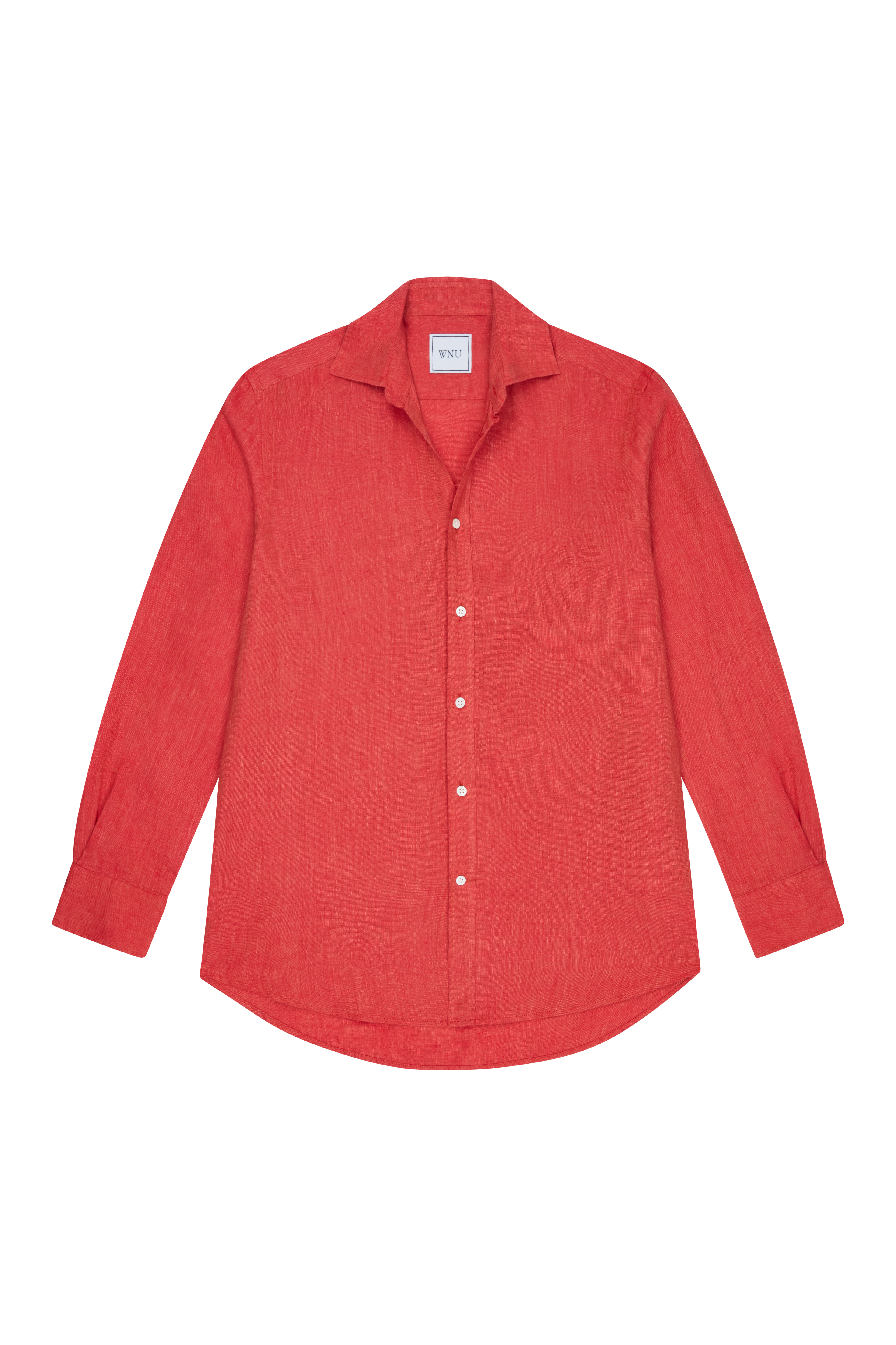 The Set: Linen Cardinal Red Shirt & Boxer