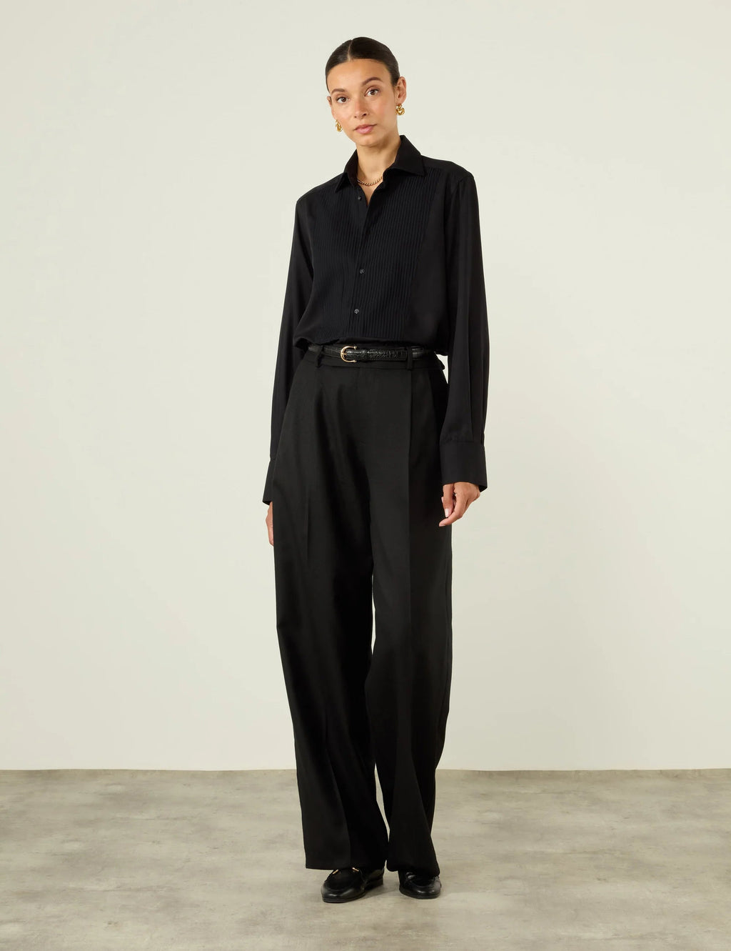 The Dress Shirt: TENCEL™ Lyocell, Black