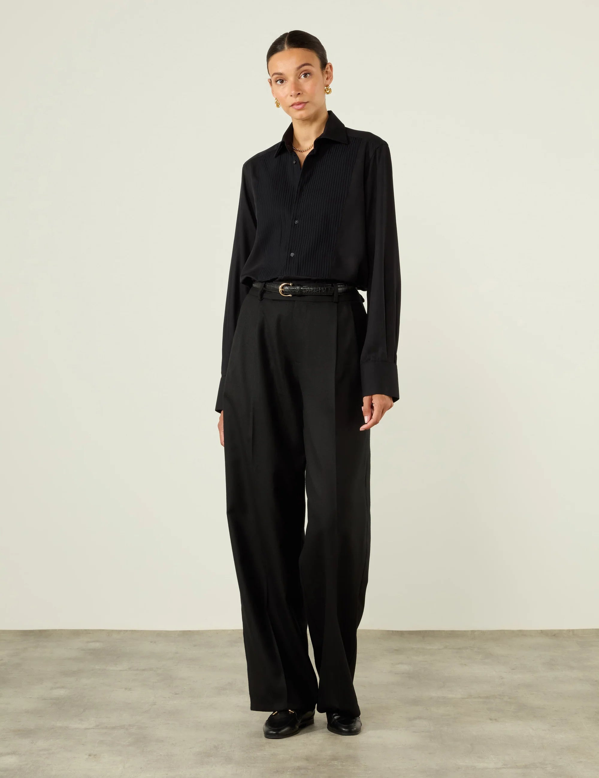 The Dress Shirt: TENCEL™ Lyocell, Black