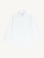 The Boyfriend: Fine Poplin, White
