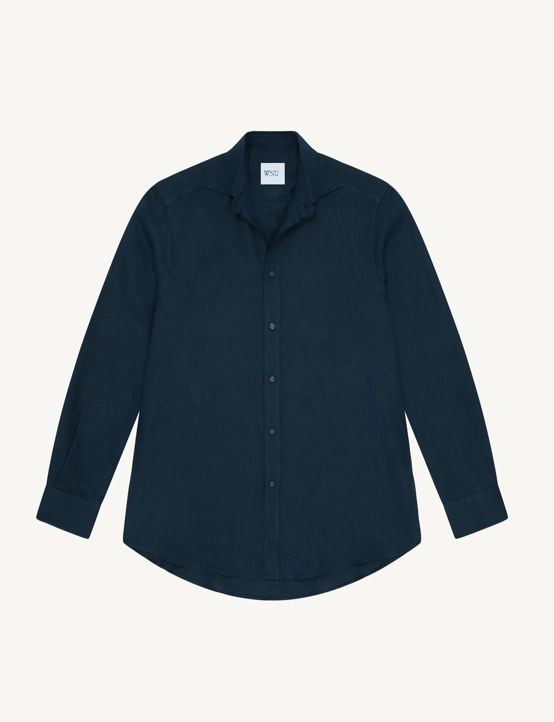 The Set: Linen Navy Blue Shirt & Boxer