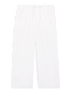 Sifnos Trousers: Fine Poplin, White x Lucy Williams