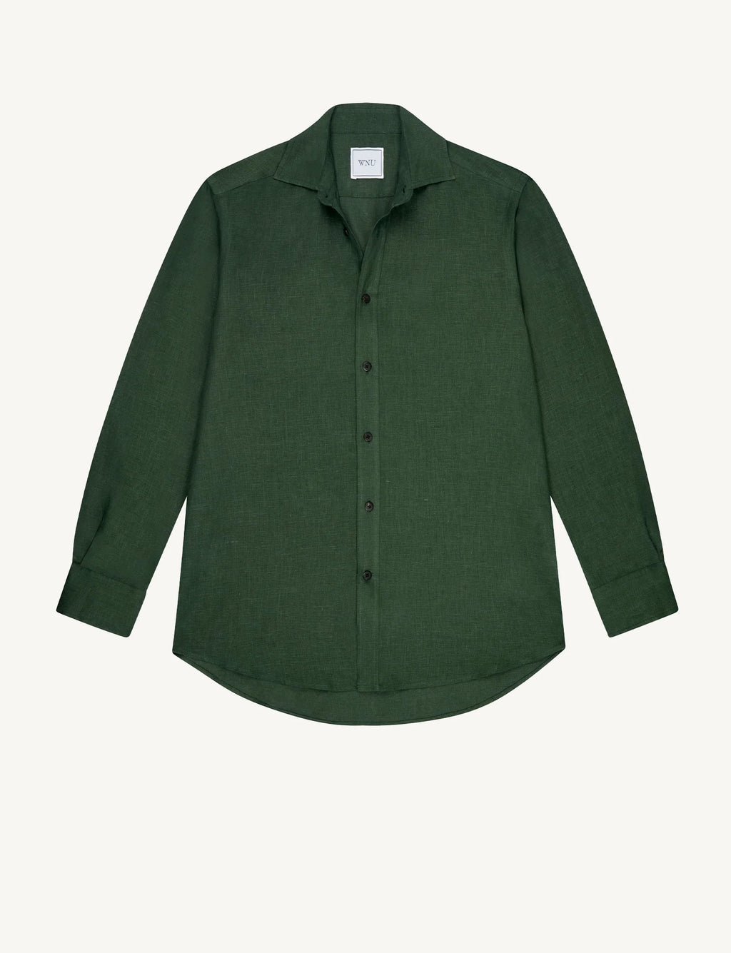 The Set: Linen Hunter Green Shirt & Boxer