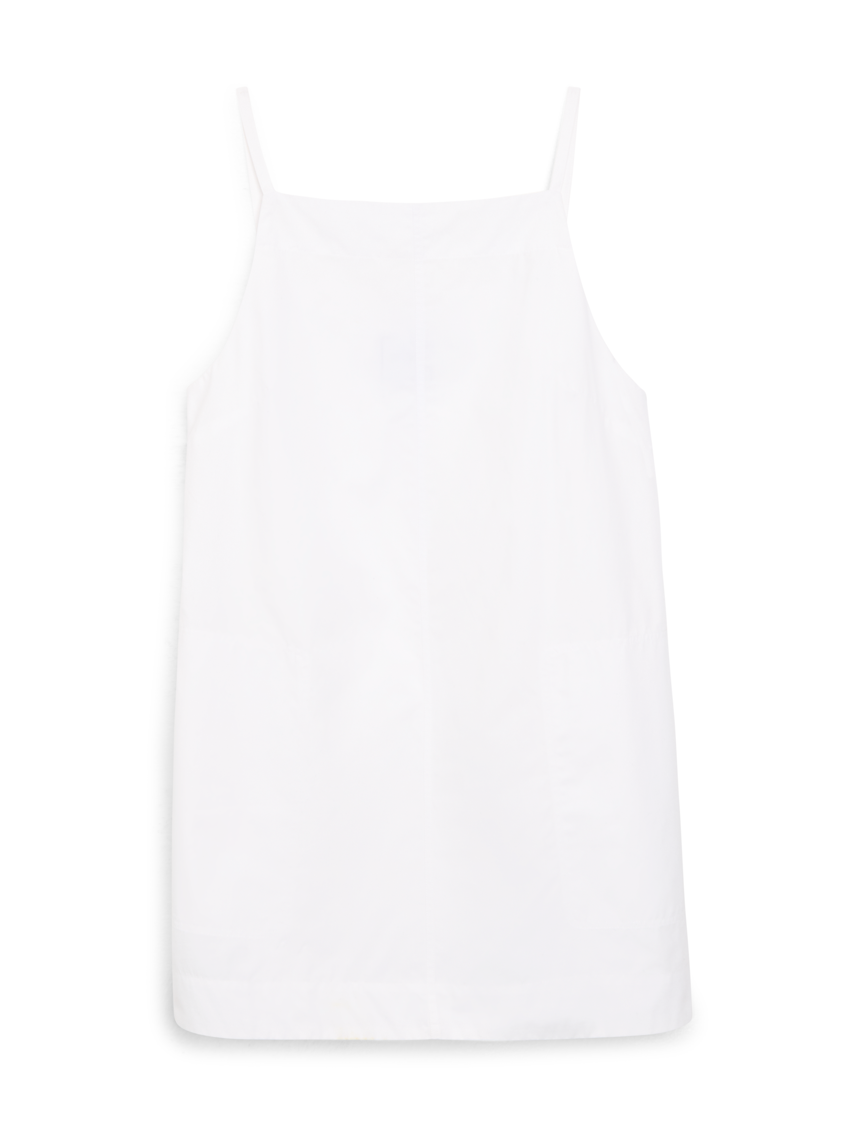 Andros Dress: Fine Poplin, White x Lucy Williams