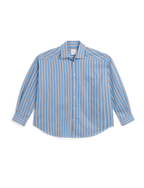 The Weekend: TENCEL™ Lyocell, Cornflower and Mocha Stripe