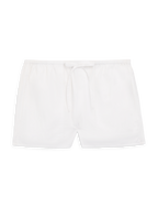 Ceiriad Shorts: Fine Poplin, White x Lucy Williams