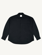 The Set: Seersucker Navy Blue Shirt & Boxer Shorts