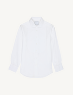 The Dress Shirt Curved Bib: Poplin, White