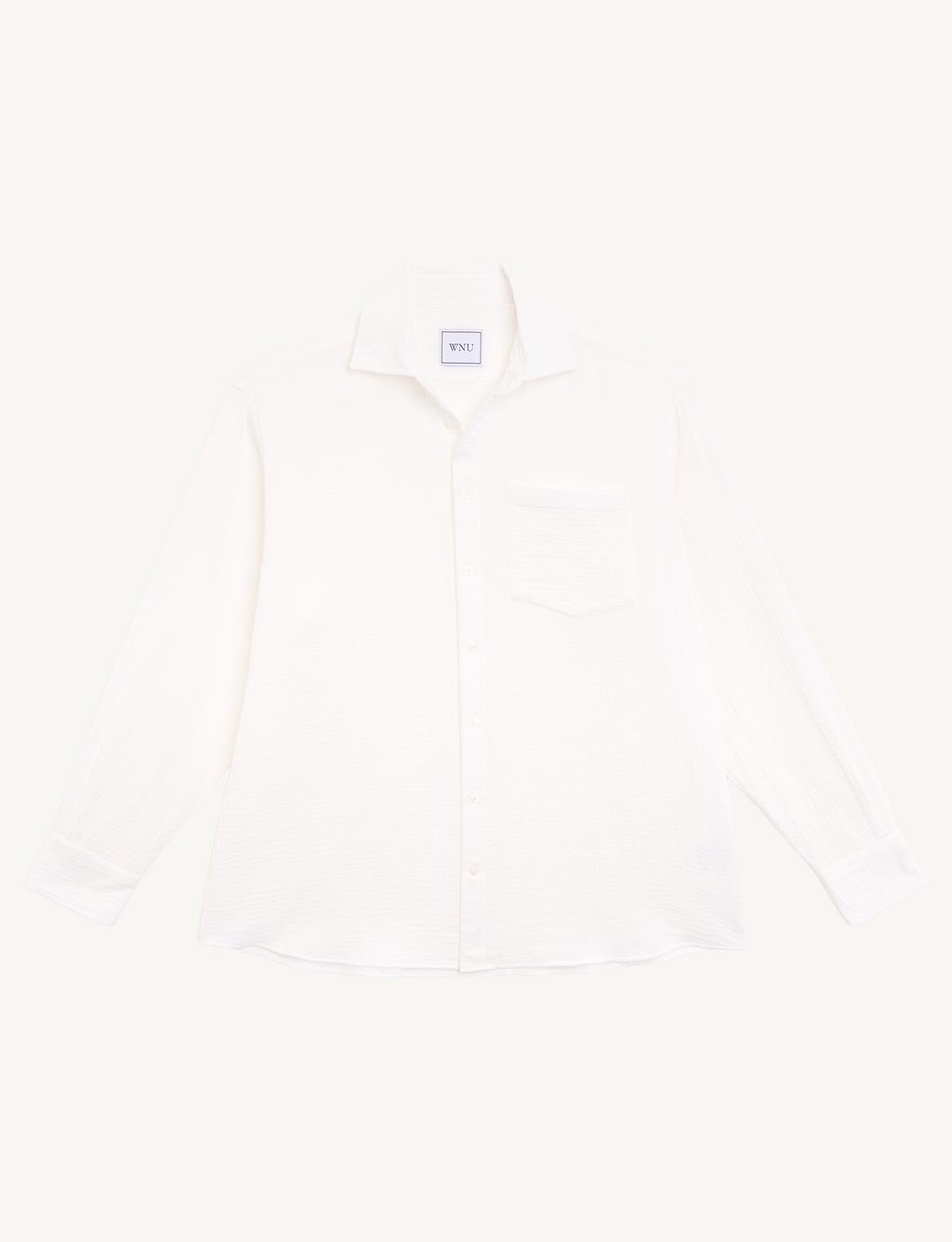 The Set: Cheesecloth, Off-White Shirt & Boxer