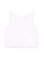 Jackie Top: Linen, White